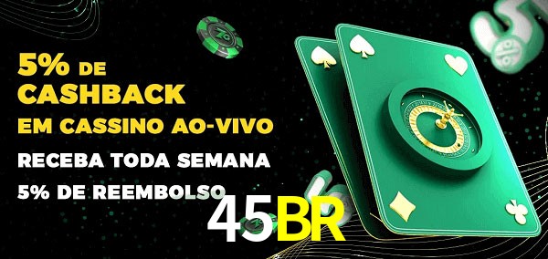 Promoções do cassino ao Vivo 45BR